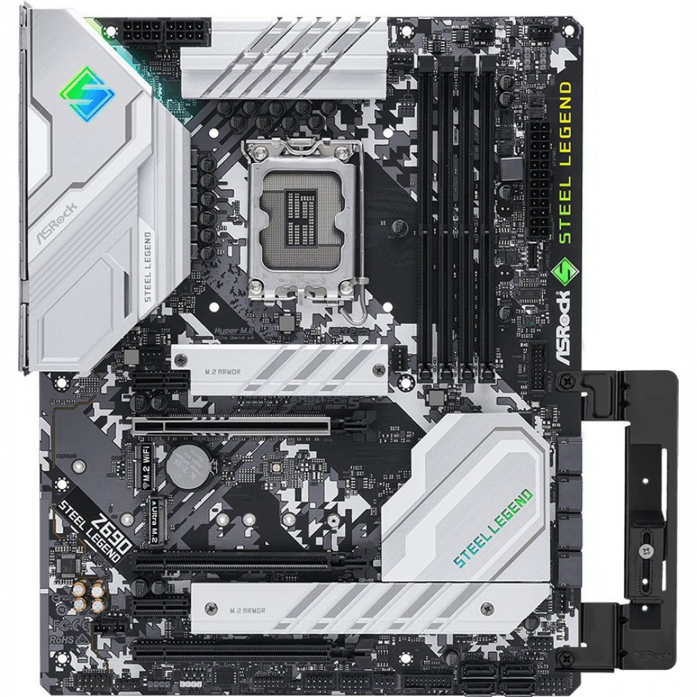 Материнская плата ASRock Z690 STEEL LEGEND/D5 ATX, LGA 1700 - миниатюра 8