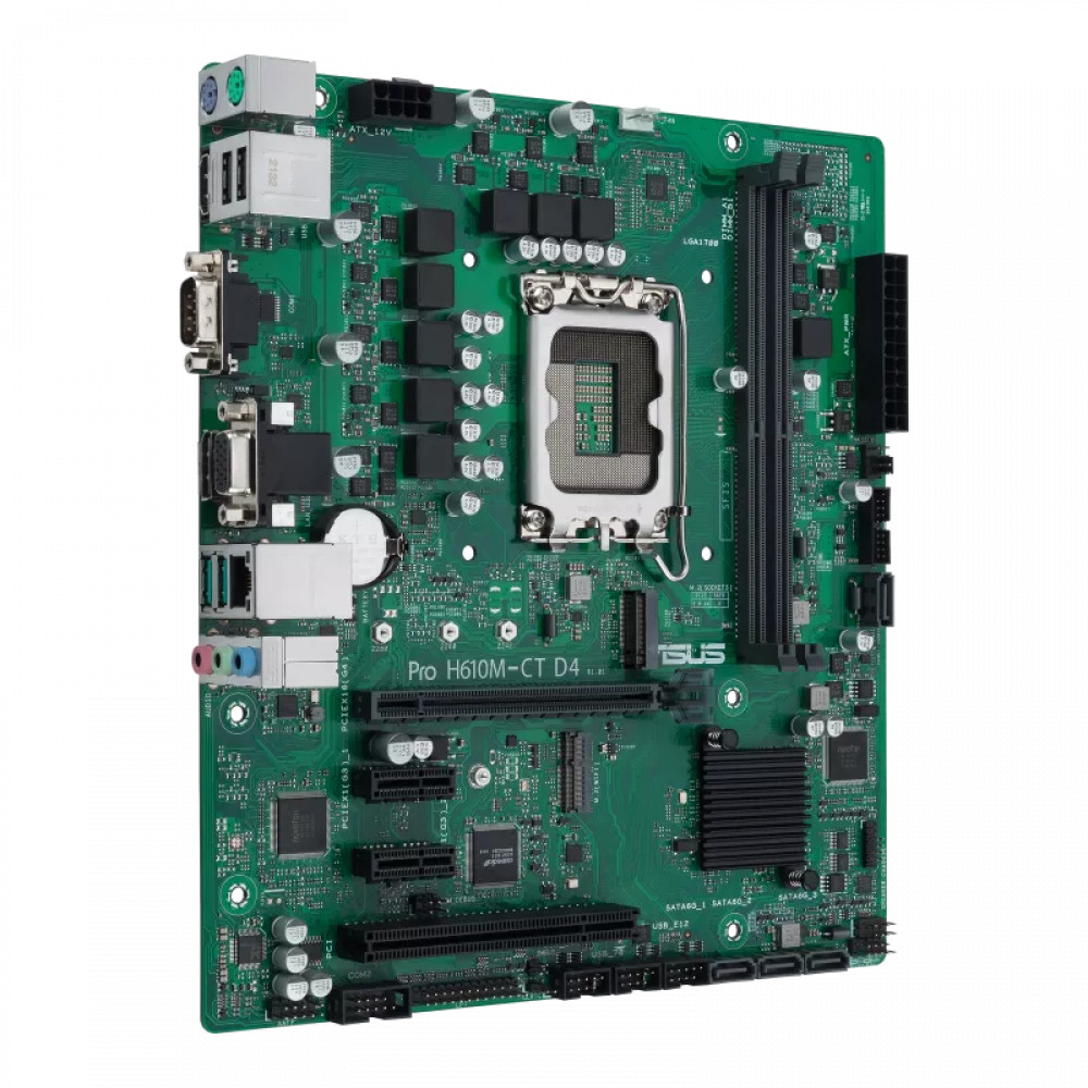 Материнская плата Asus PRO H610M-C D4-CSM 90MB1A30-M0EAYC Mini-ATX, LGA 1700 - миниатюра 5