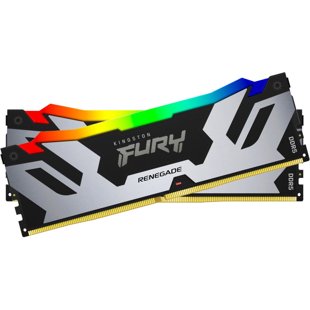 ОЗУ Kingston Renegade RGB 32 ГБ KF564C32RSAK2-32 DIMM, DDR5, 32 Гб (2 х 16 Гб), 6400 МГц - миниатюра 3
