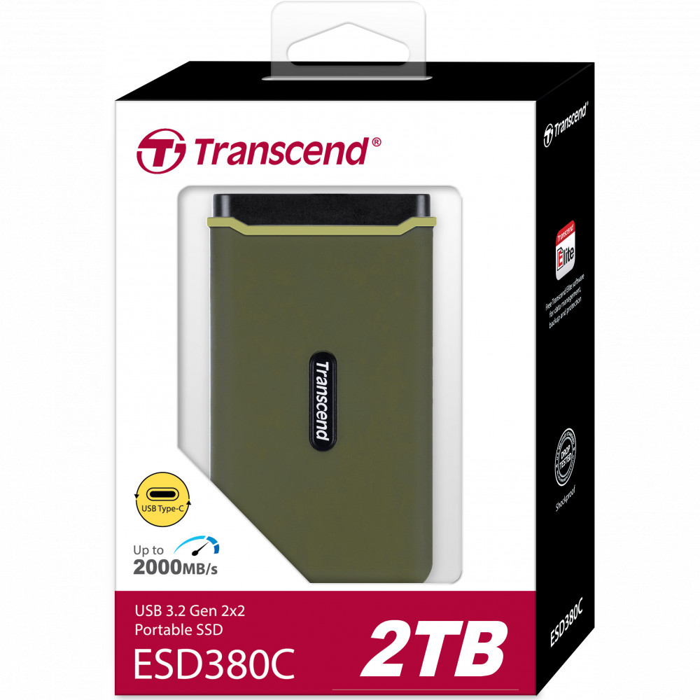 Внешние накопители Transcend Portable SSD ESD380C 2000GB TS2TESD380C 2 ТБ - миниатюра 12