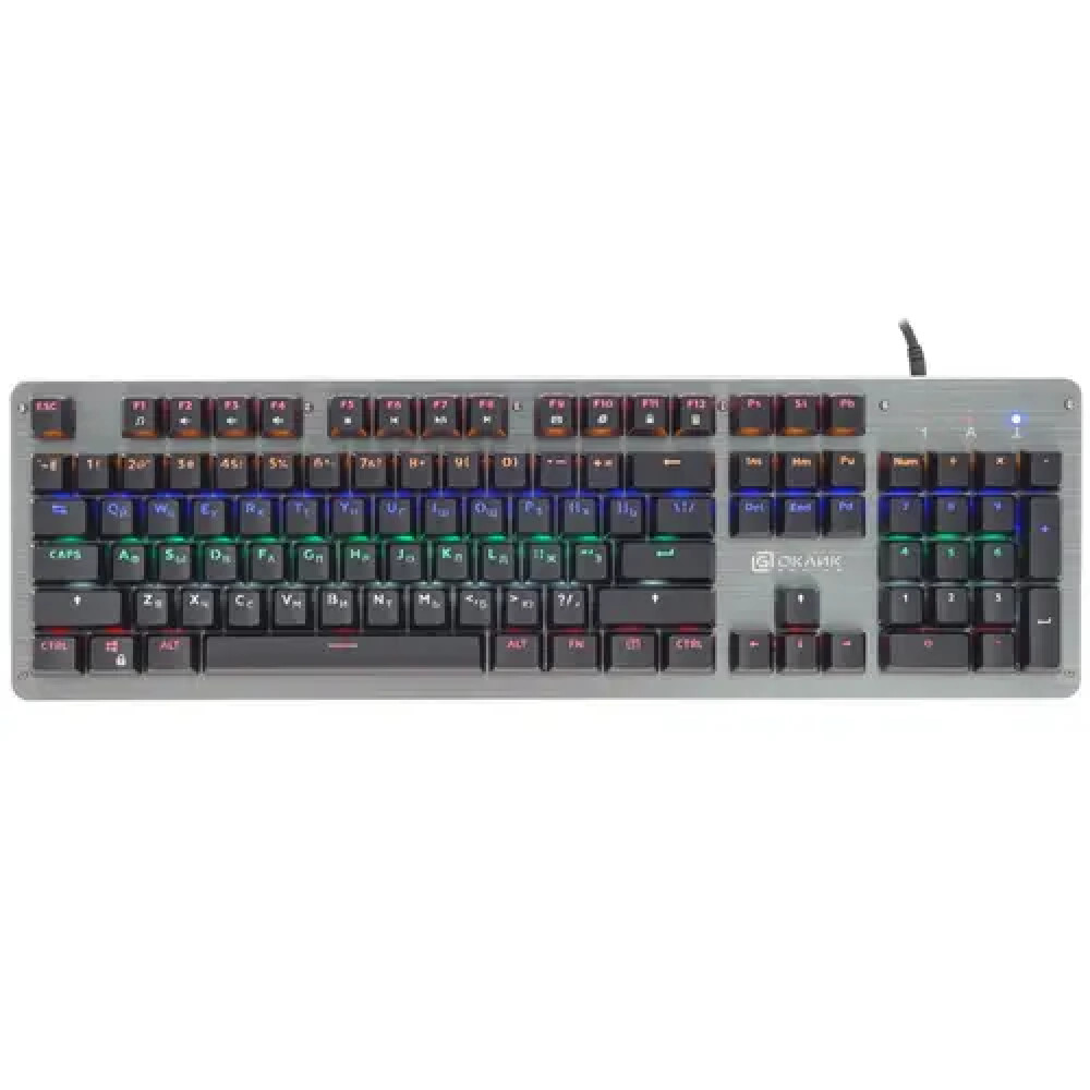 Клавиатура Oklick 970G Dark Knight 499578 Проводная, USB - миниатюра 2