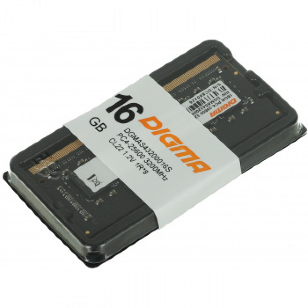 ОЗУ Digma DGMAS43200016S SO-DIMM, DDR4, 16 Гб, 3200 МГц - миниатюра 6