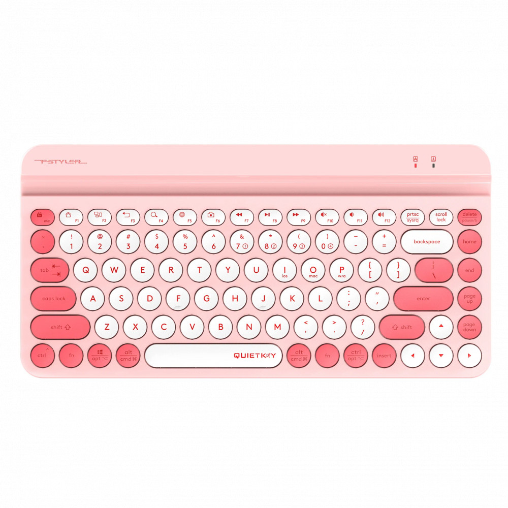 Клавиатура A4Tech Fstyler FBK30 FBK30 RASPBERRY Беспроводная, Bluetooth - миниатюра 3