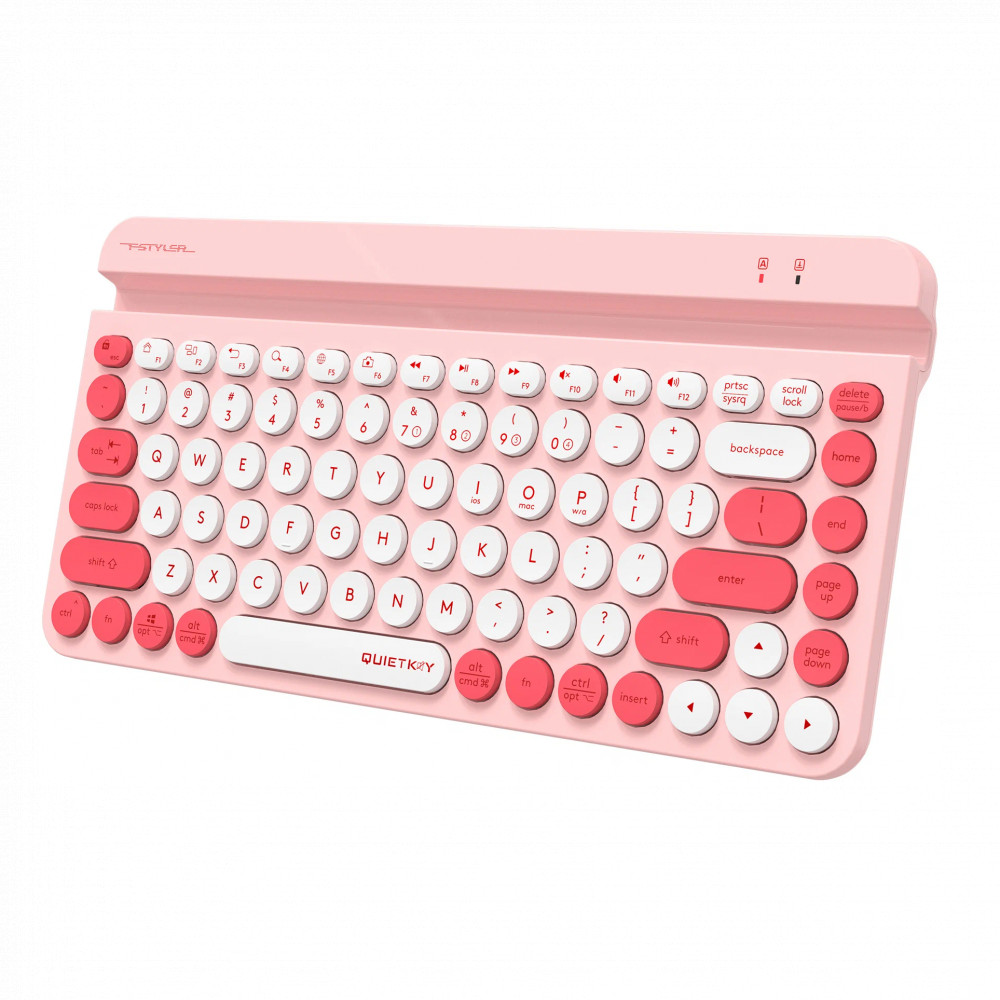 Клавиатура A4Tech Fstyler FBK30 FBK30 RASPBERRY Беспроводная, Bluetooth - миниатюра 4