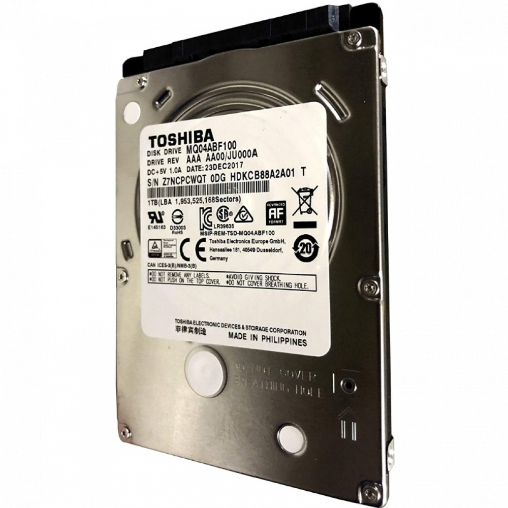 Жесткий диск Toshiba MQ04ABF100 HDD (классические), 1 ТБ, 2.5 дюйма, SATA - миниатюра 5