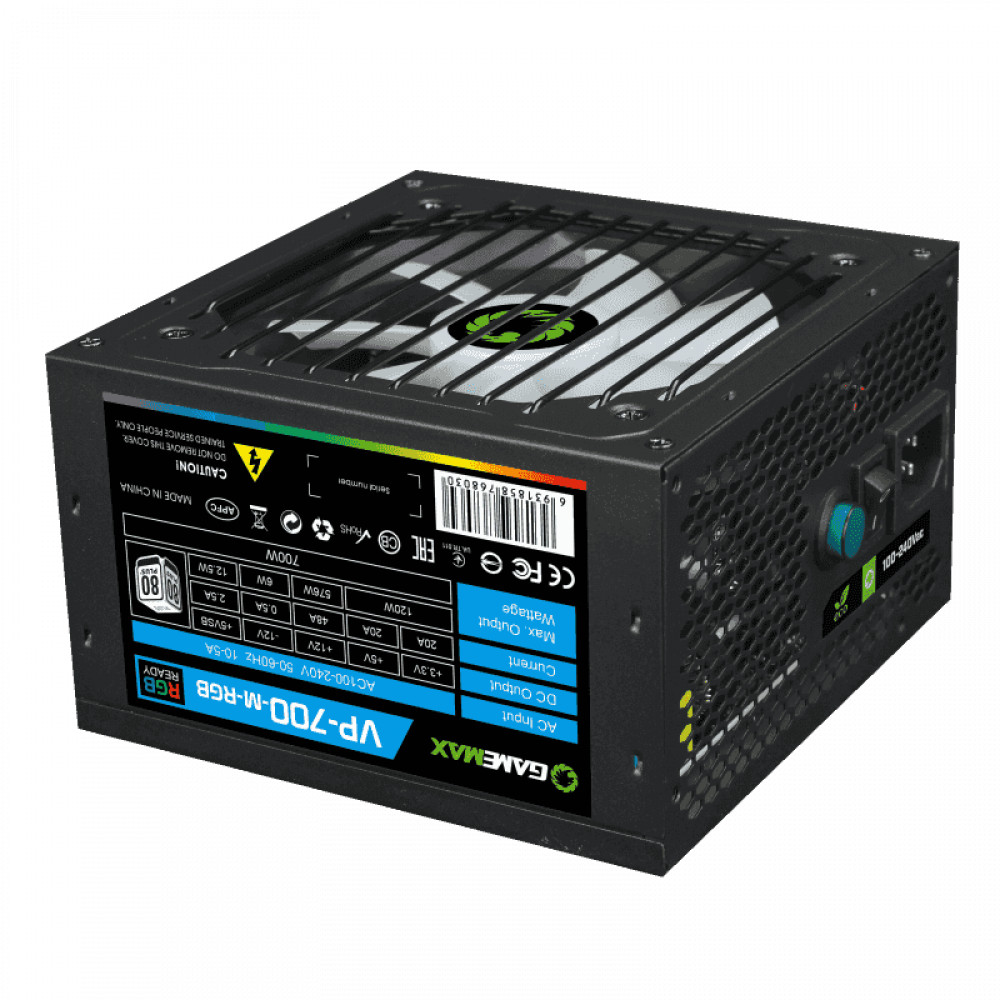 Блок питания GameMax VP 700W RGB M 213106500015 700 Вт, 80+ Bronze - миниатюра 9