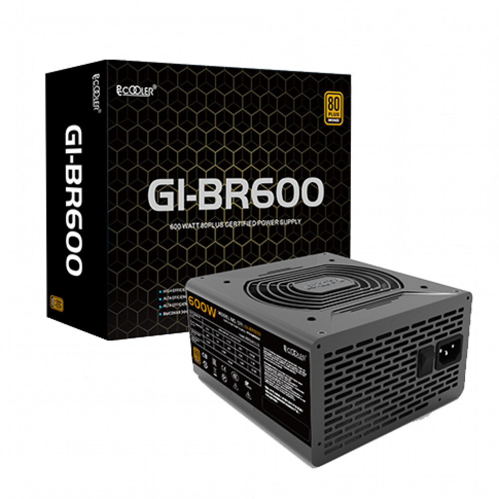Блок питания PCcooler GI-BR600 600 Вт - миниатюра 4