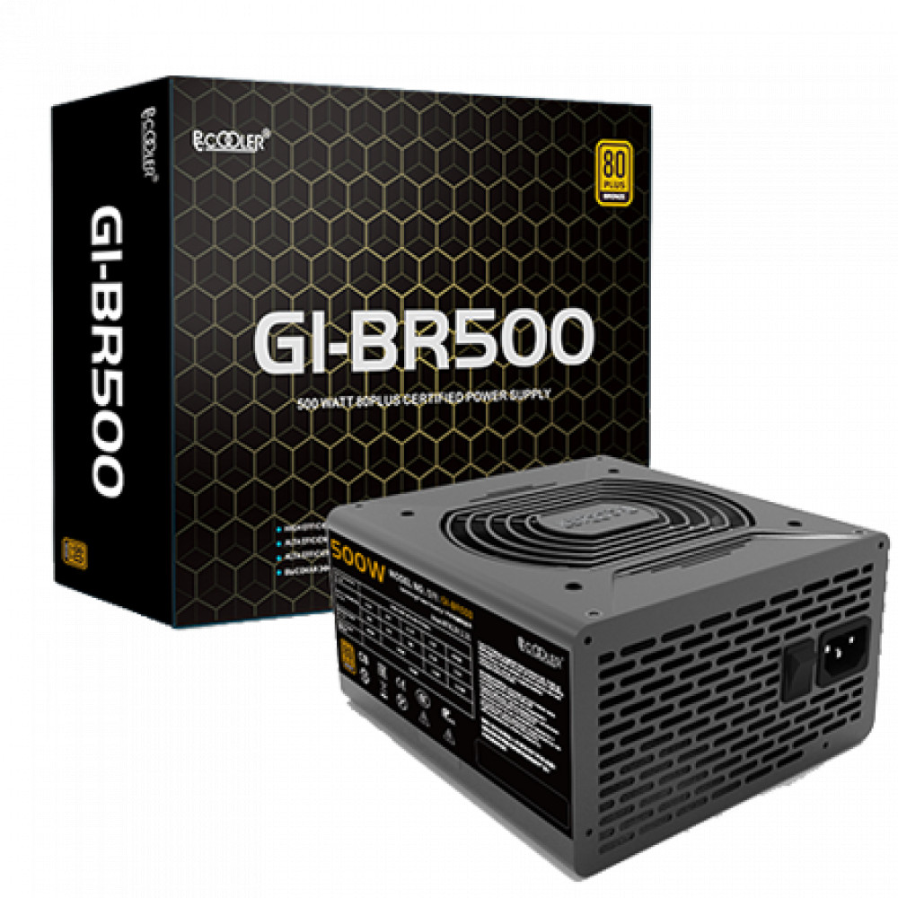 Блок питания PCcooler GI-BR500 500 Вт, 80+ Bronze - миниатюра 4