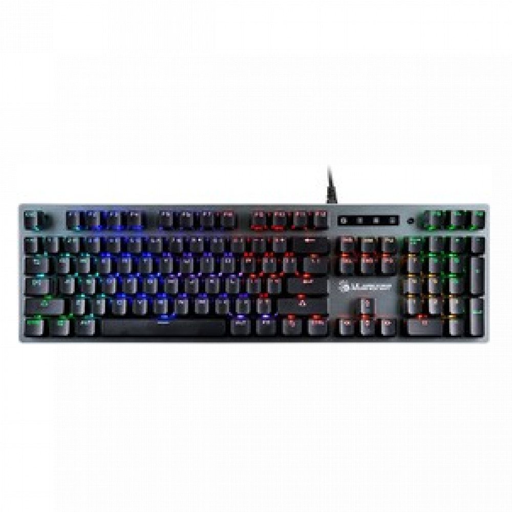 Клавиатура A4Tech B765 GREY/NEON (GREEN SWITCH) Проводная - миниатюра 2
