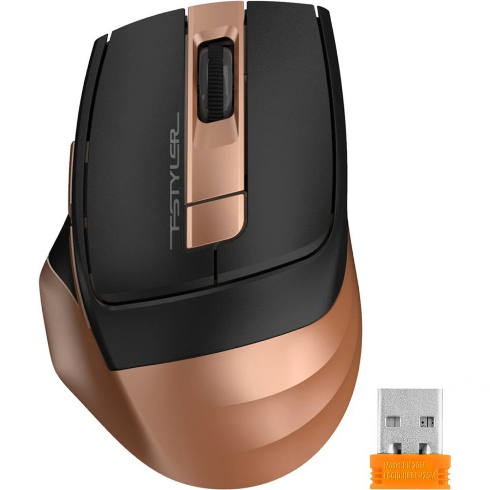 Мышь A4Tech Fstyler FG35 bronze/black FG35 BRONZE Бюджетные, Беспроводная - миниатюра 6