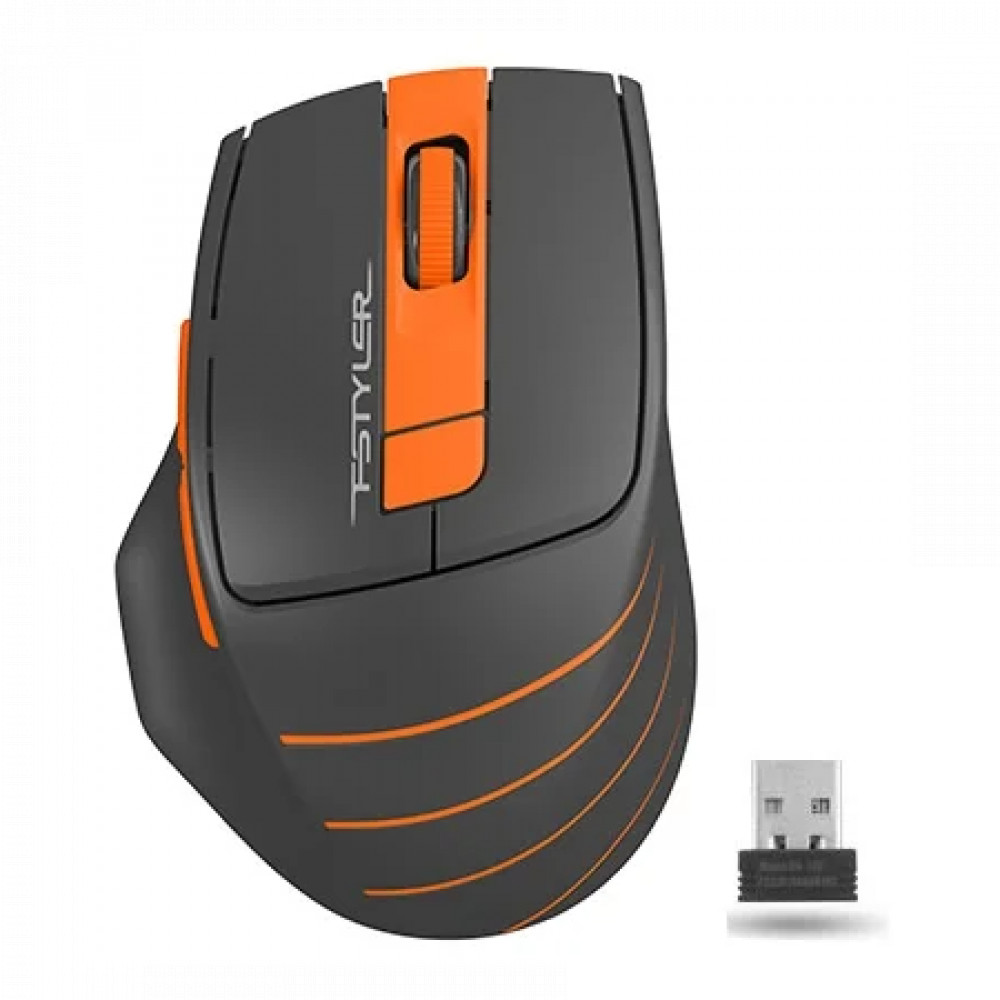Мышь A4Tech Fstyler FG30S FG30S ORANGE Бюджетные, Беспроводная - миниатюра 4