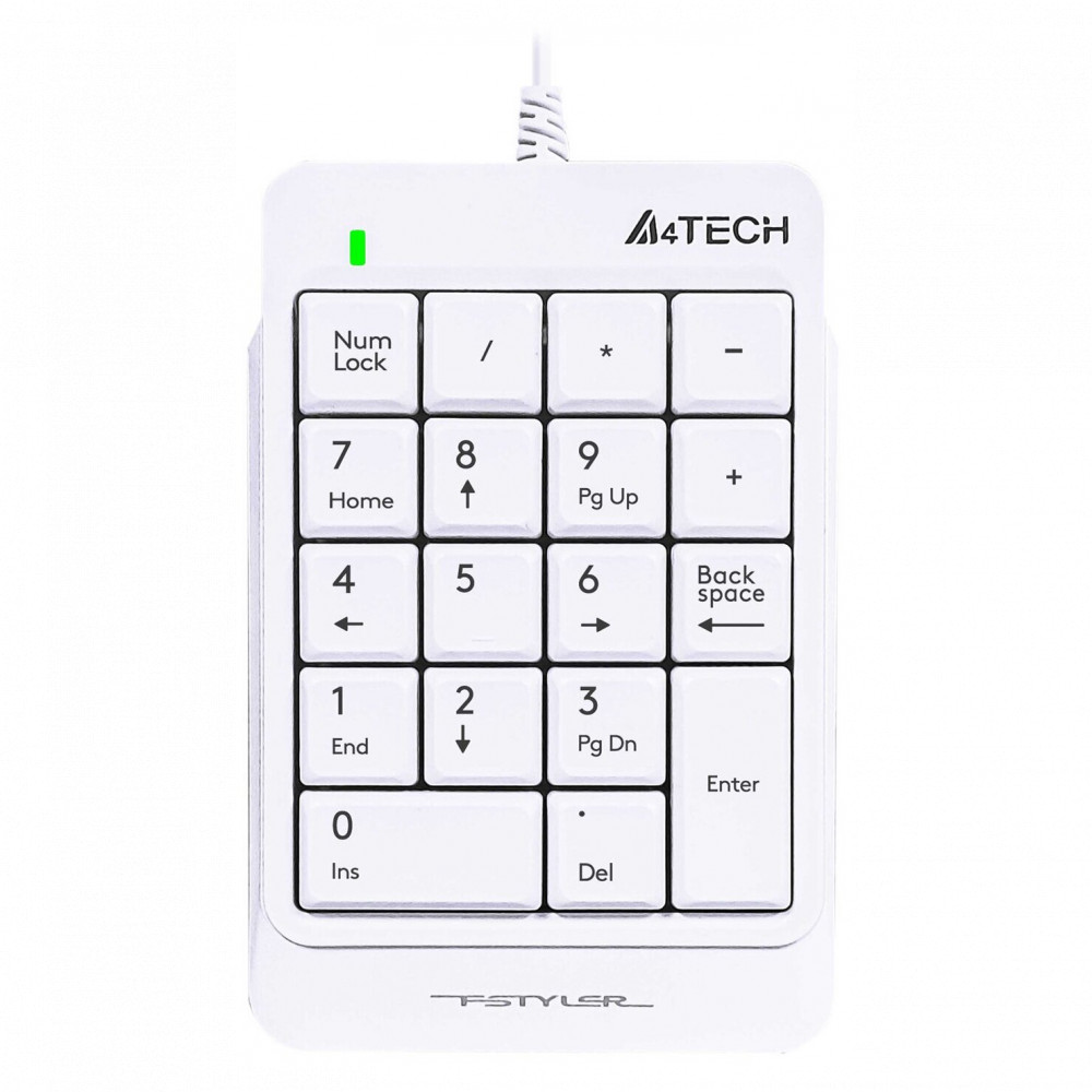 Клавиатура A4Tech FK13P WHITE Проводная, USB - миниатюра 3