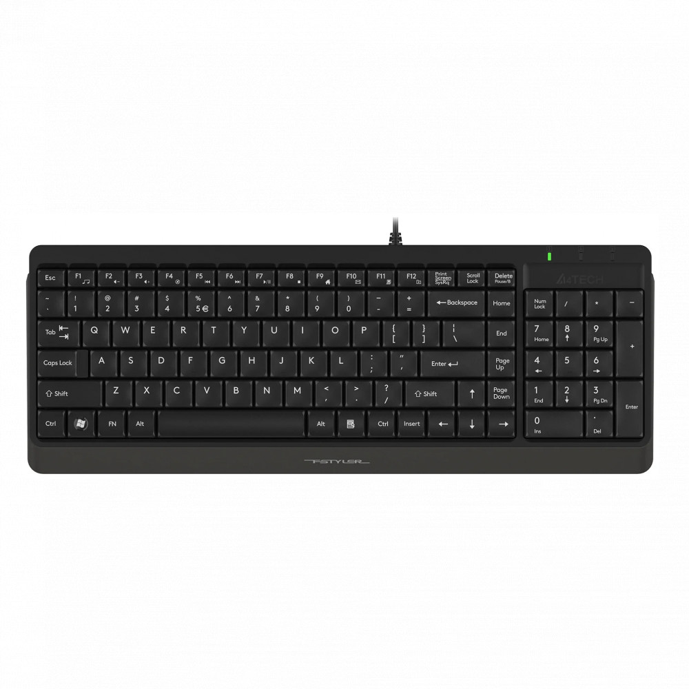 Клавиатура A4Tech FK15 BLACK Проводная, USB - миниатюра 4