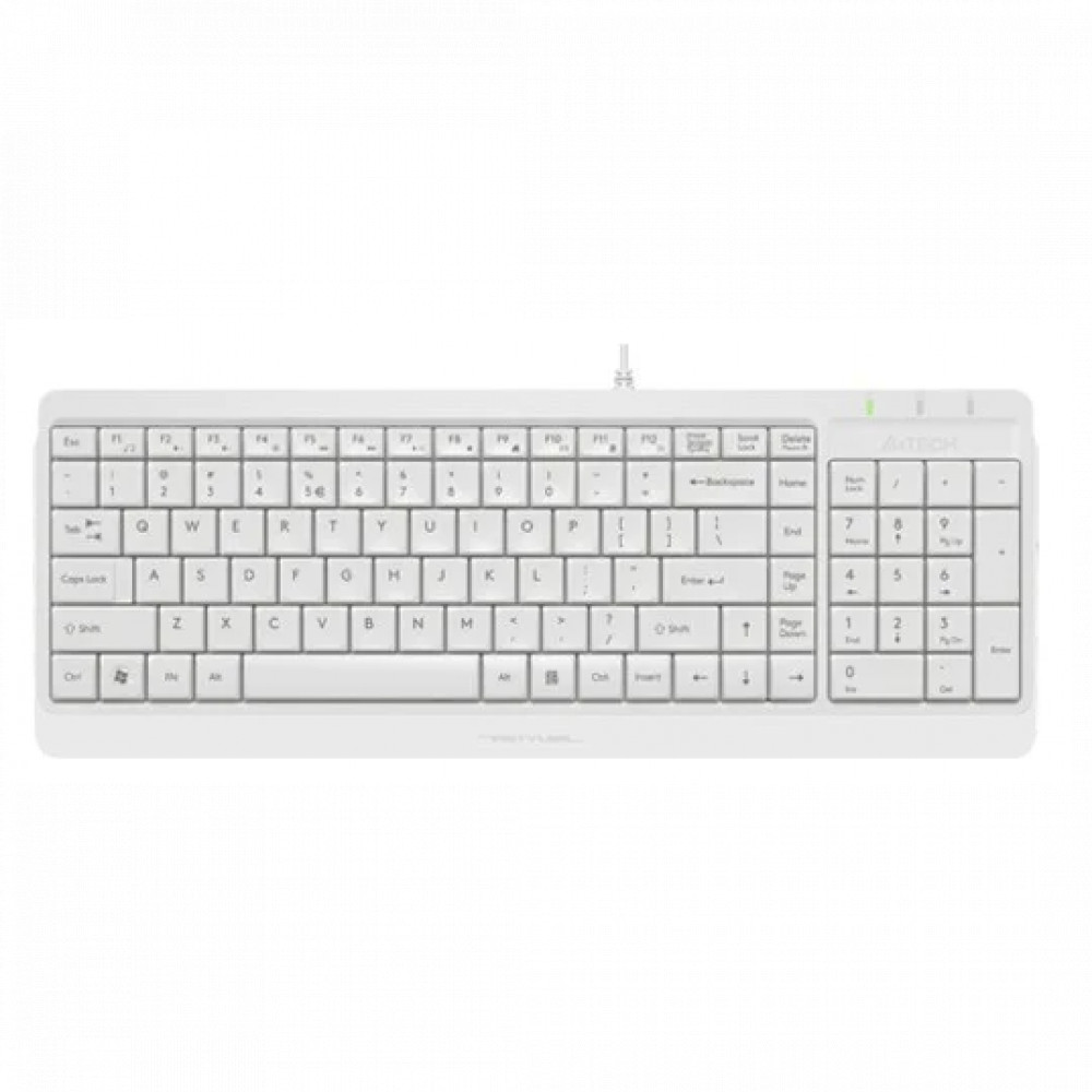 Клавиатура A4Tech Fstyler FK15 FK15 WHITE Проводная, USB - миниатюра 2