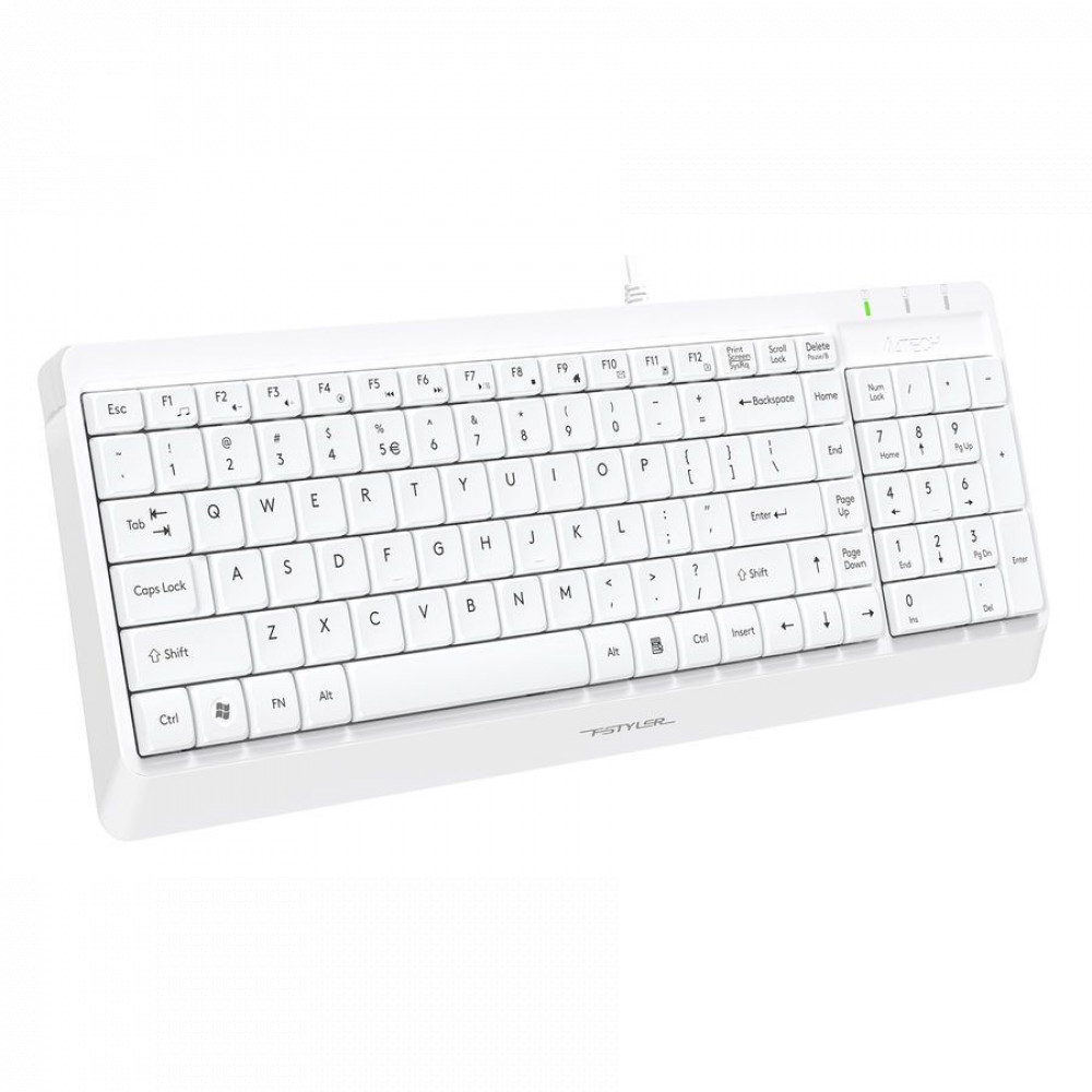 Клавиатура + мышь A4Tech Fstyler F1512 F1512 WHITE - миниатюра 14