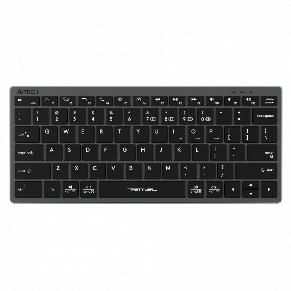 Клавиатура A4Tech FBX51C GREY Беспроводная, Bluetooth - миниатюра 2