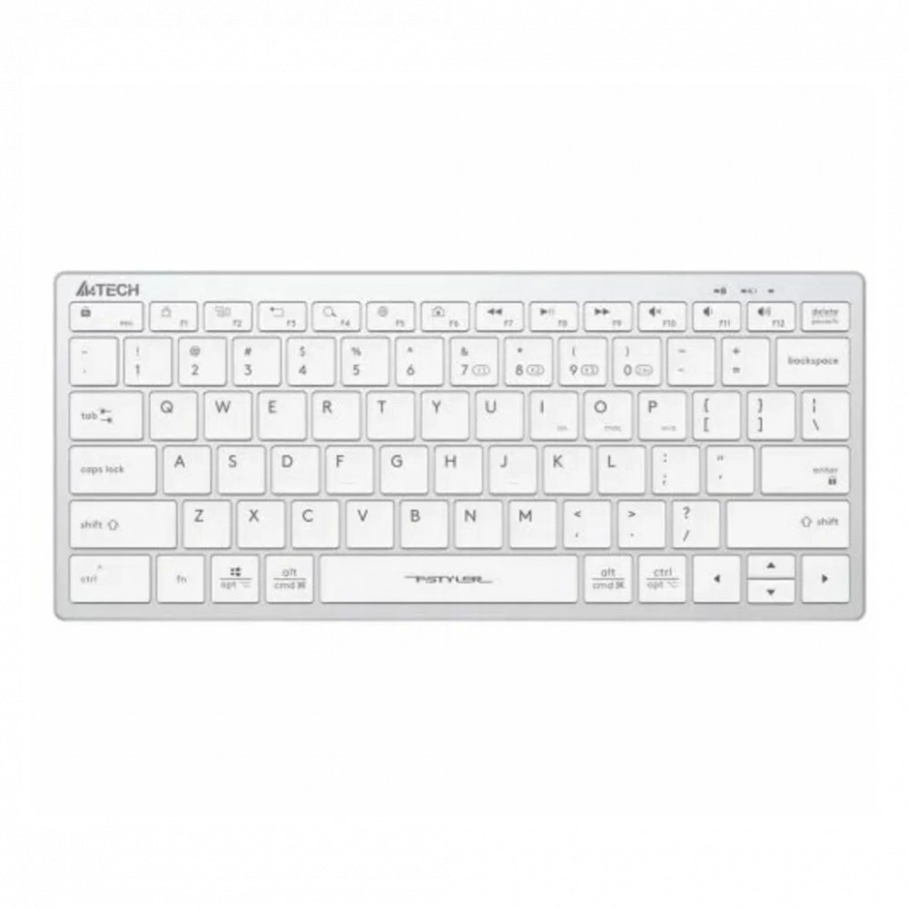 Клавиатура A4Tech FBX51C WHITE Беспроводная, Bluetooth - миниатюра 2