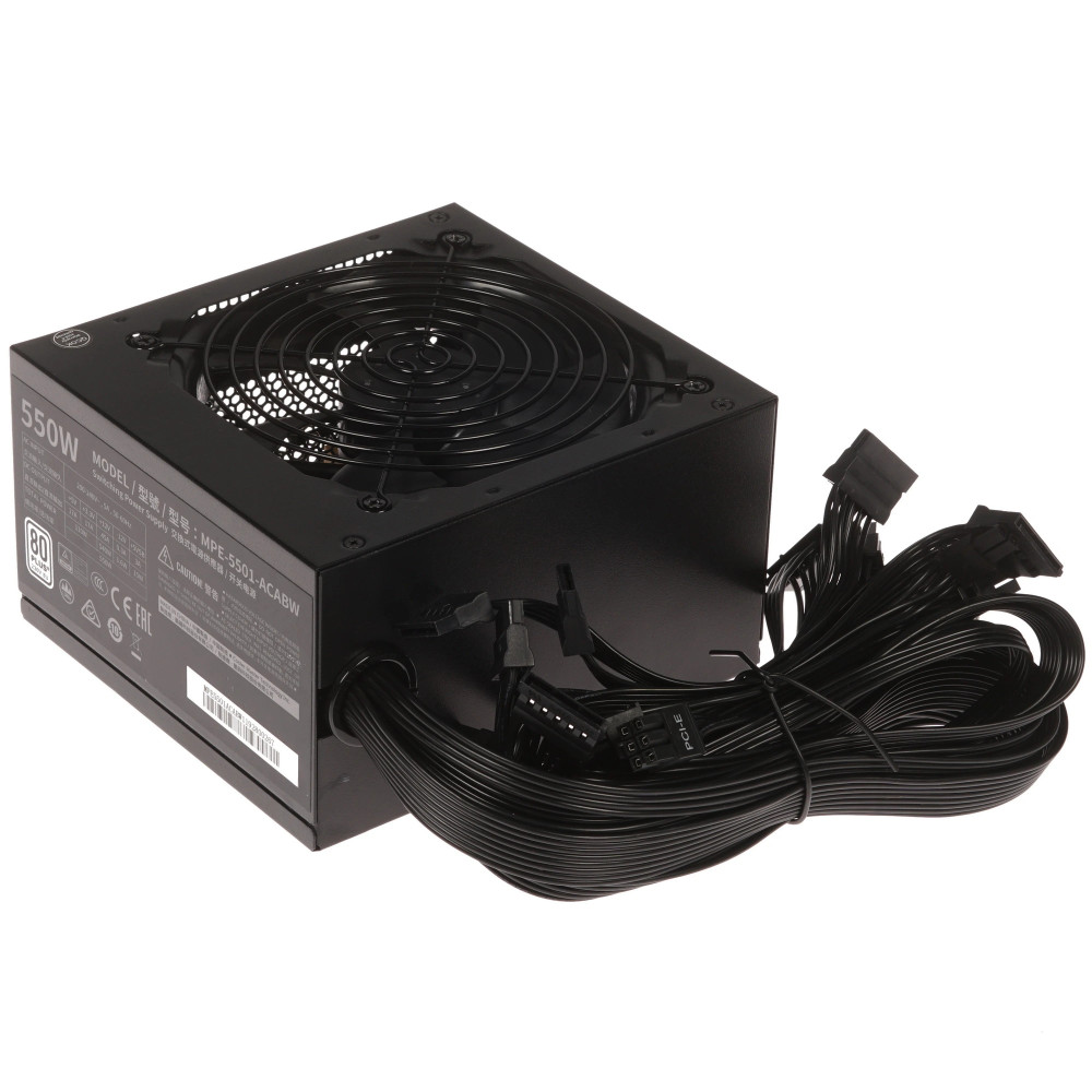 Блок питания Cooler Master MWE 550 White 230V - V2 MPE-5501-ACABW 550 Вт, 80+ - миниатюра 4