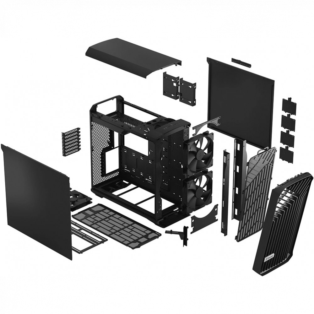 Корпус FRACTAL DESIGN Torrent Black Solid FD-C-TOR1A-05 Mid-Tower - миниатюра 10