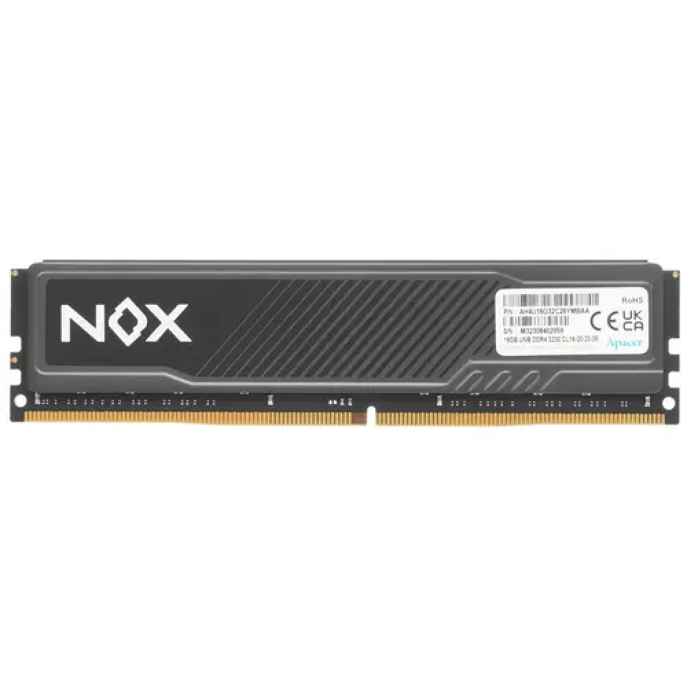 ОЗУ Apacer NOX [AH4U16G32C28YMBAA-1] DIMM, DDR4, 16 Гб, 3200 МГц - миниатюра 5