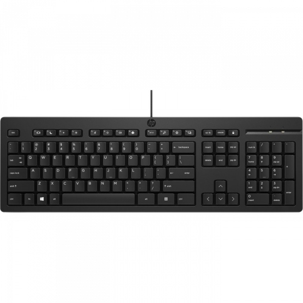 Клавиатура HP 125 USB Wired Keyboard 266C9A6 Проводная, USB - миниатюра 4
