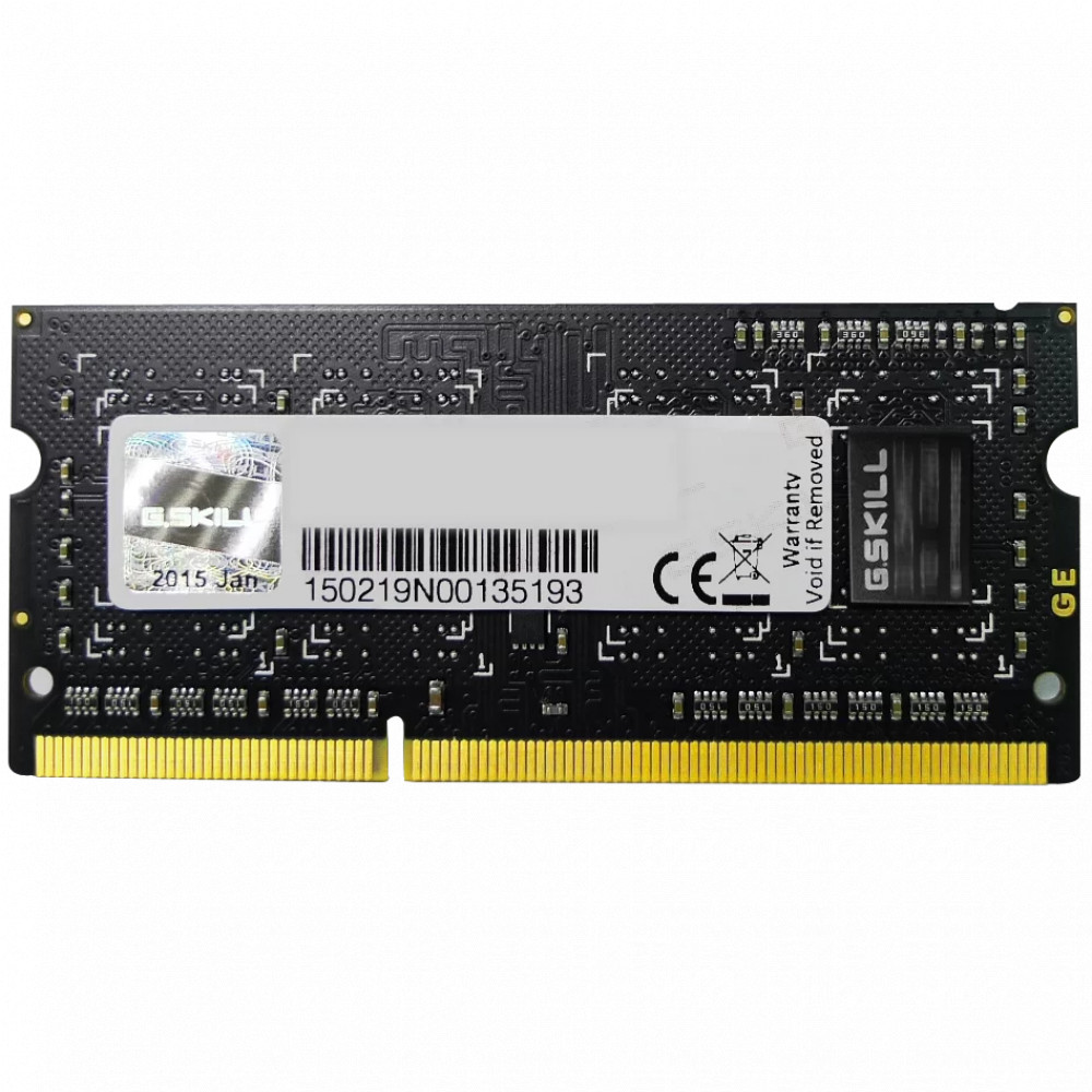 ОЗУ G.Skill 4 Гб F3-12800CL11S-4GBSQ SO-DIMM, DDR3, 4 Гб, 1600 МГц - миниатюра 2