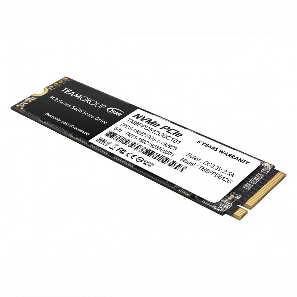 Жесткий диск Team Group MP33 PRO TM8FPD512G0C101 SSD (твердотельные), 512 ГБ, M.2, PCIe - миниатюра 6