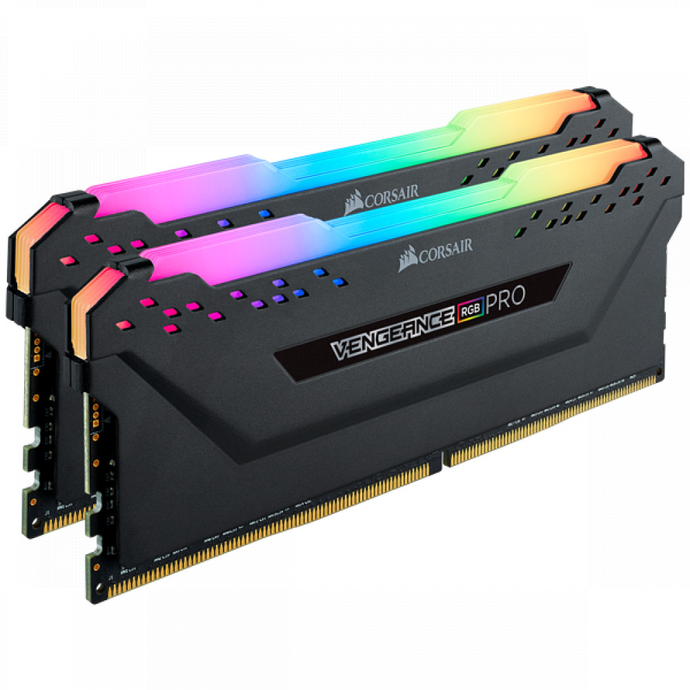 ОЗУ Corsair Vengeance RGB PRO CMW32GX4M2E3200C16 DIMM, DDR4, 32 Гб (2 х 16 Гб), 3200 МГц - миниатюра 4