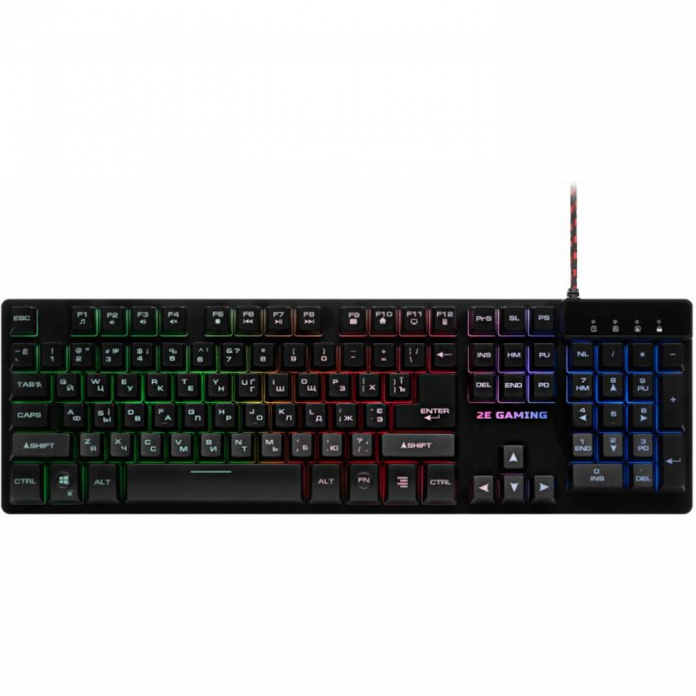 Клавиатура 2E GAMING KG280 LED 2E-KG280UB Проводная, USB - миниатюра 5