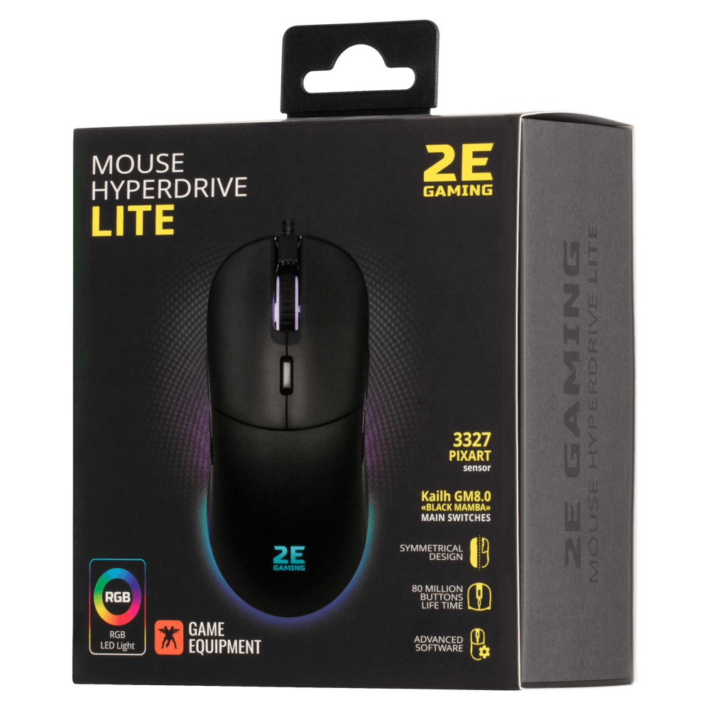 Мышь 2E GAMING HyperDrive Lite 2E-MGHDL-BK Игровые, Проводная - миниатюра 12