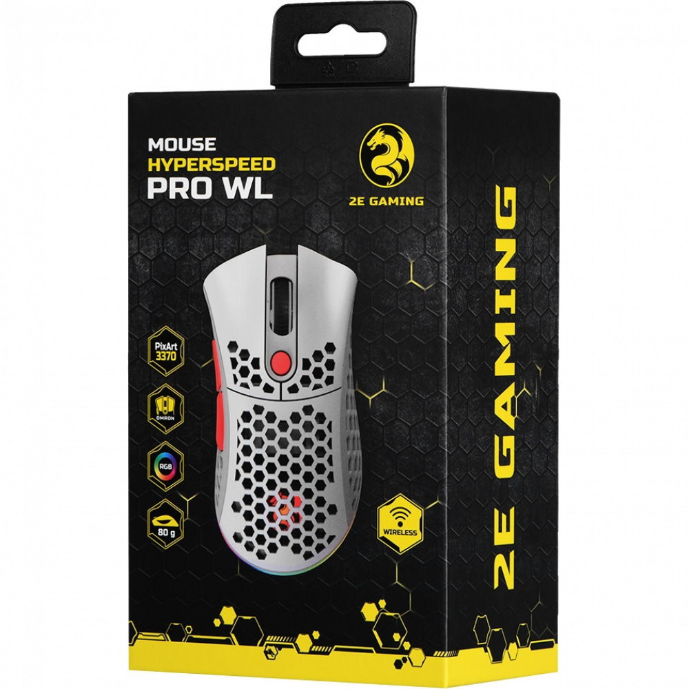 Мышь 2E GAMING HyperSpeed Pro WL 2E-MGHSPR-WL-WT Игровые, Беспроводная - миниатюра 10