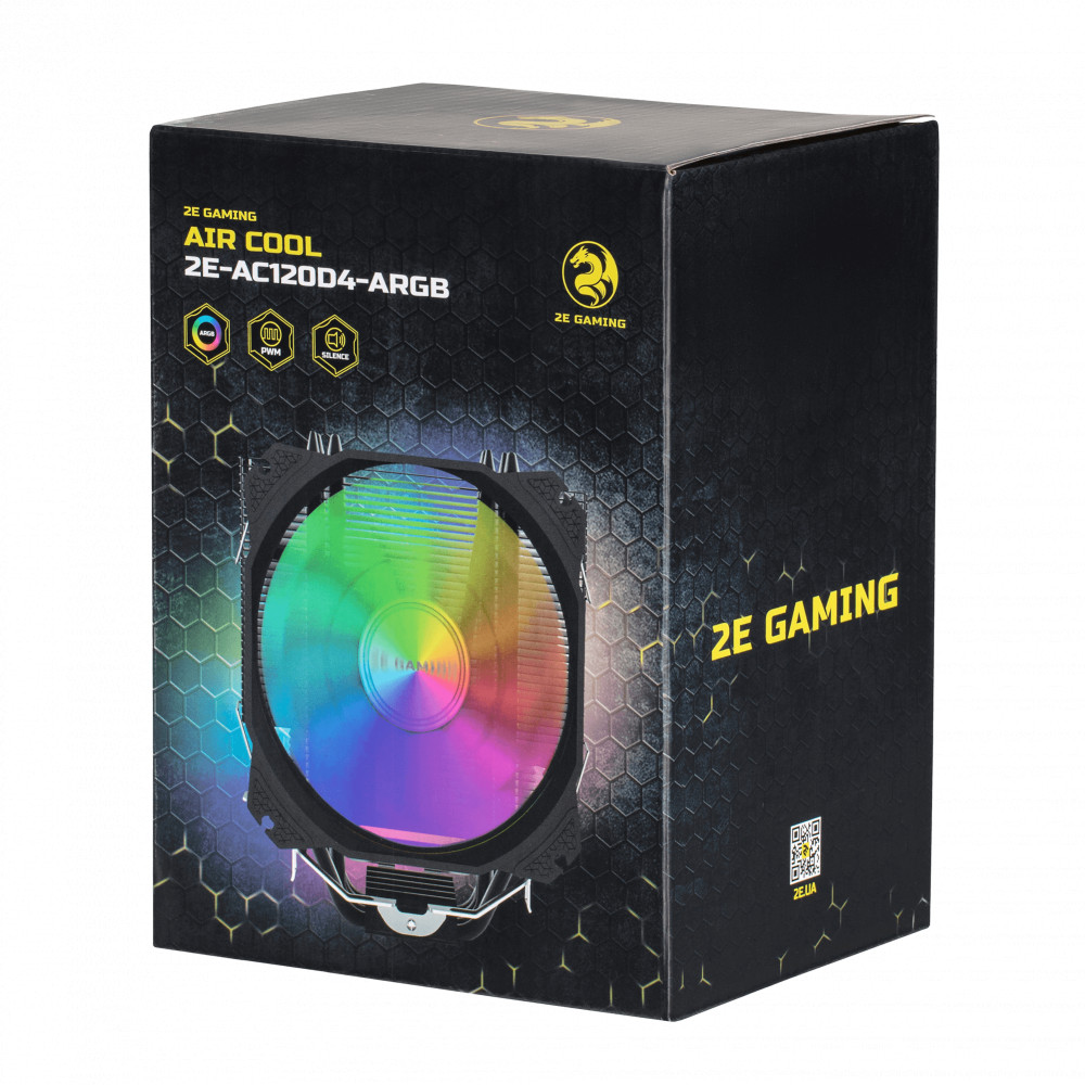 Система охлаждения 2E GAMING AIR COOL 2E-AC120D4-ARGB Для процессора - миниатюра 10