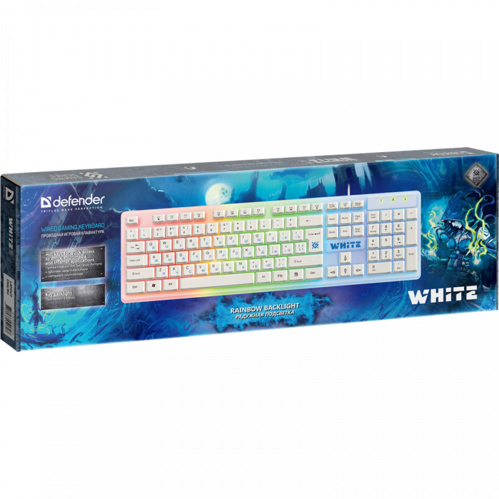 Клавиатура Defender GK-172 45172 Проводная, USB - миниатюра 8