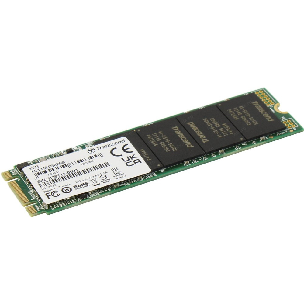 Жесткий диск Transcend MTS825 TS1TMTS825S SSD (твердотельные), 1 ТБ, M.2, SATA - миниатюра 7