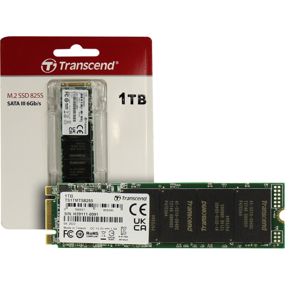 Жесткий диск Transcend MTS825 TS1TMTS825S SSD (твердотельные), 1 ТБ, M.2, SATA - миниатюра 8
