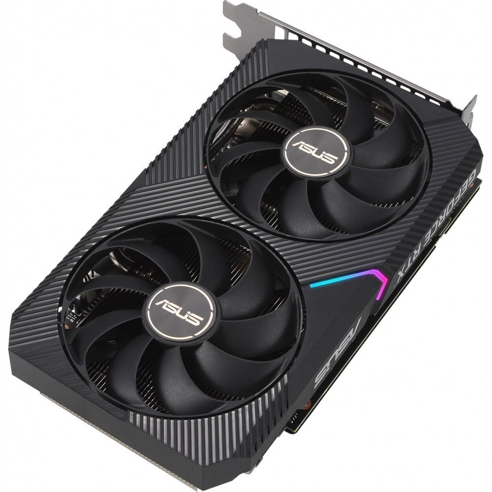Видеокарта Asus GeForce RTX3060Ti DUAL-RTX3060TI-O8G-MINI-V2 LHR 8 ГБ - миниатюра 7