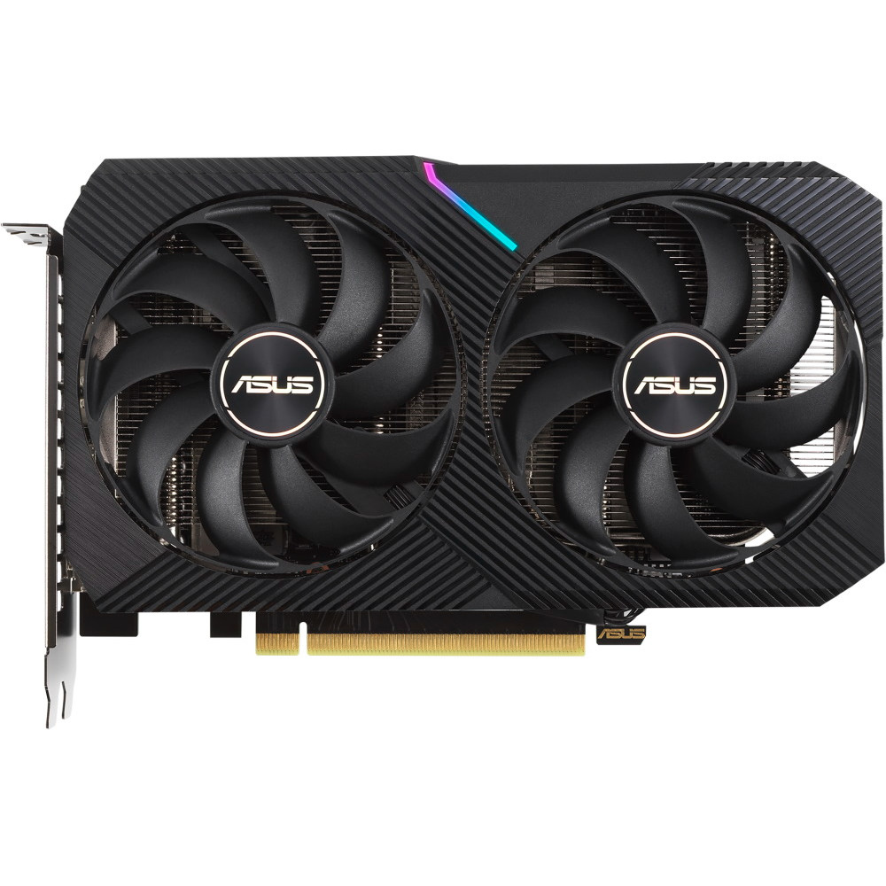 Видеокарта Asus GeForce RTX3060Ti DUAL-RTX3060TI-O8G-MINI-V2 LHR 8 ГБ - миниатюра 5