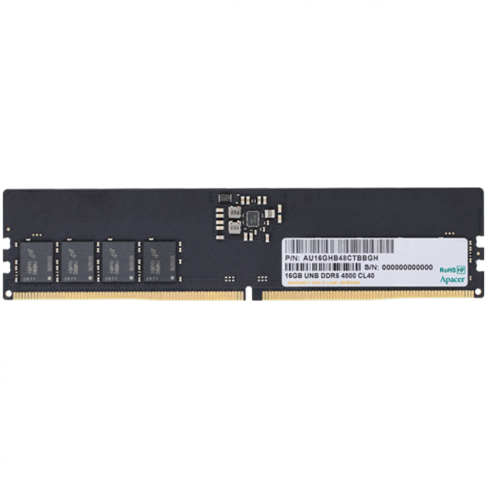 ОЗУ Apacer 16GB FL.16G2A.PTH DIMM, DDR5, 16 Гб, 4800 МГц - миниатюра 5