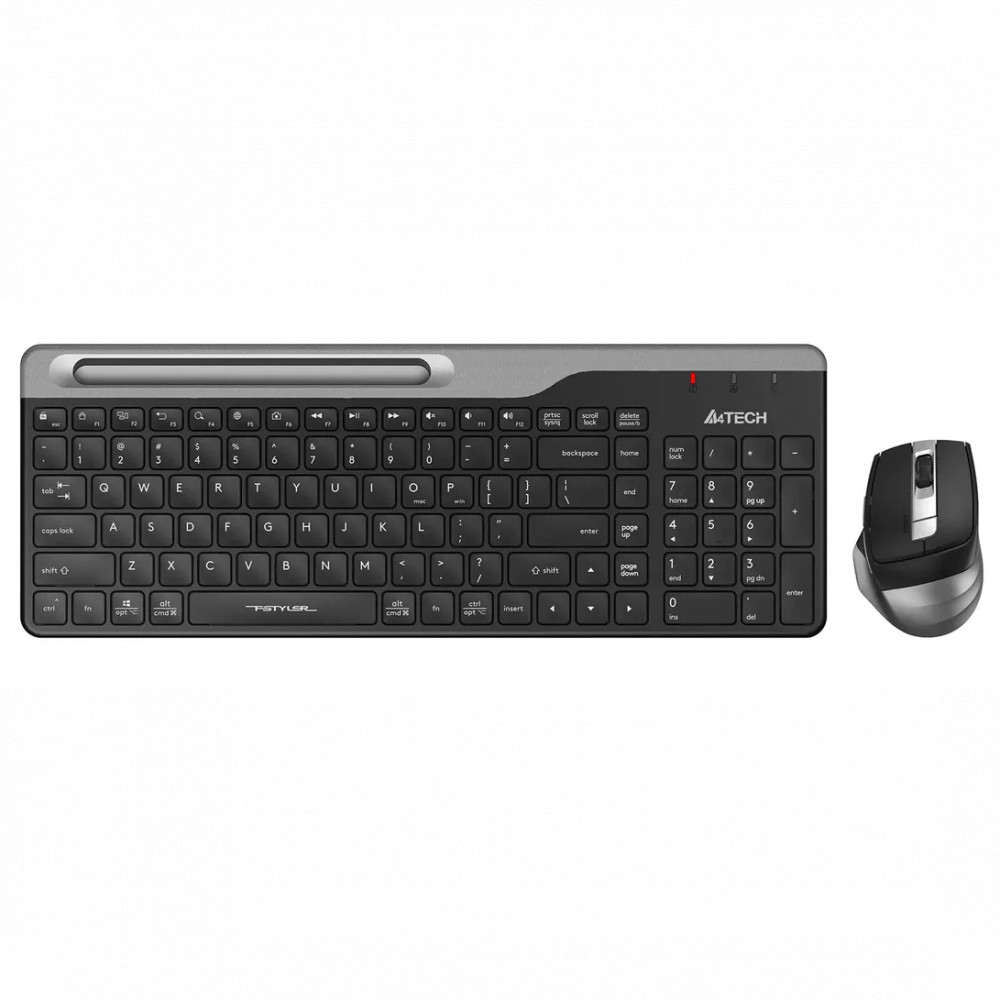 Клавиатура + мышь A4Tech Fstyler FB2535C FB2535C SMOKY GREY - миниатюра 4
