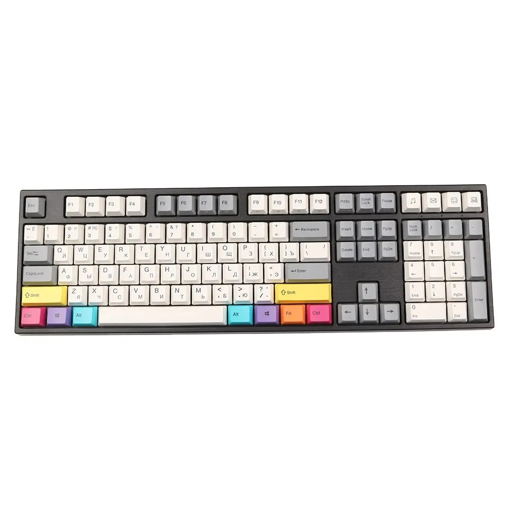 Клавиатура Varmilo CMYK, VPM108, Varmilo EC V2 Sakura, Wired, Gaming, Black, USB 306832 Проводная, USB - миниатюра 8
