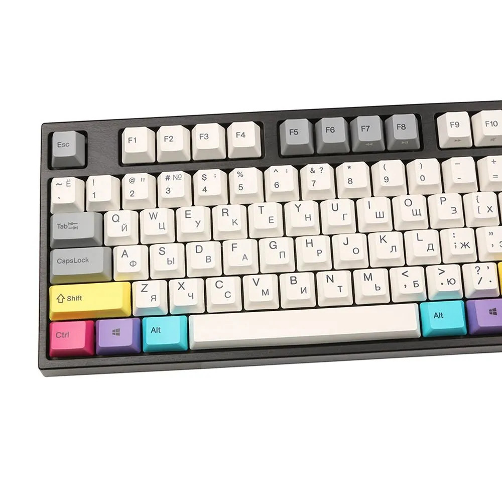 Клавиатура Varmilo CMYK, VPM108, Varmilo EC V2 Sakura, Wired, Gaming, Black, USB 306832 Проводная, USB - миниатюра 10