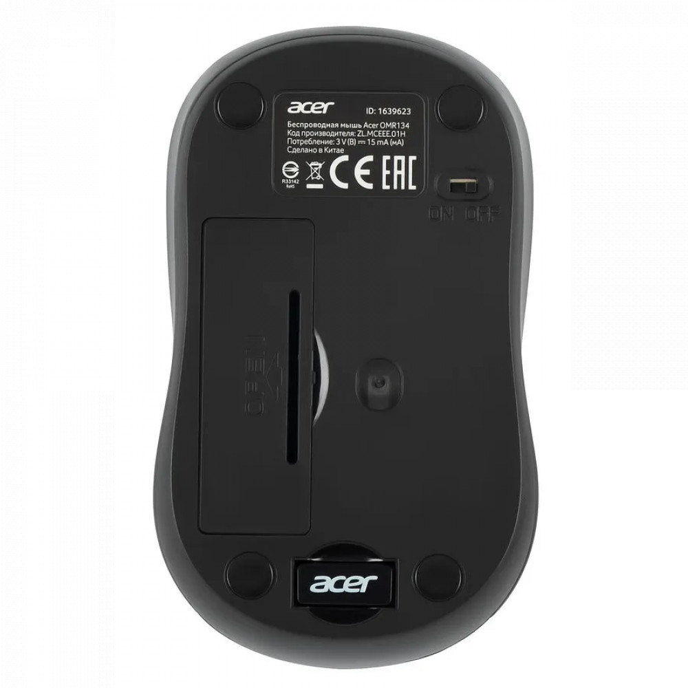 Мышь Acer OMR134 ZL.MCEEE.01H Бюджетные, Беспроводная - миниатюра 6