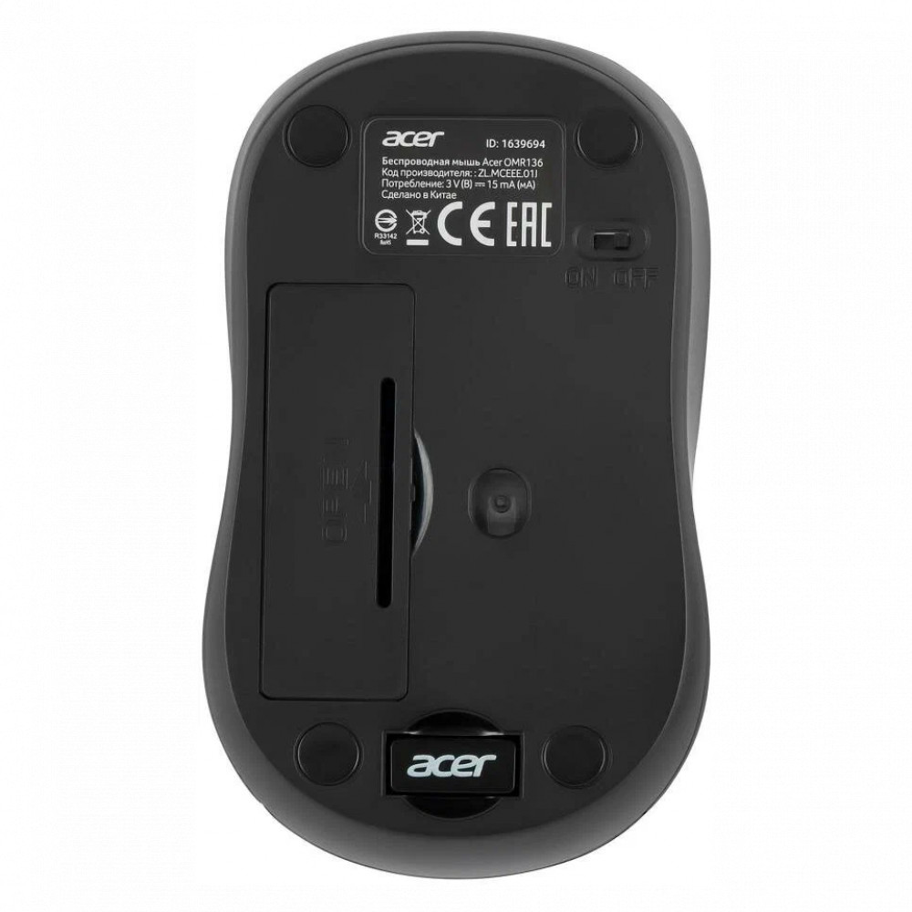 Мышь Acer OMR136 красный ZL.MCEEE.01J Бюджетные, Беспроводная - миниатюра 6