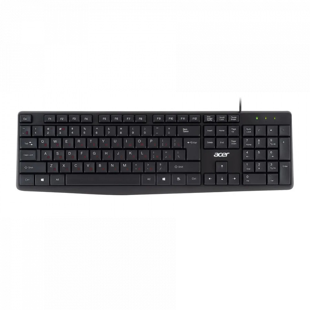 Клавиатура Acer OKW121 ZL.KBDEE.00B Проводная, USB - миниатюра 4