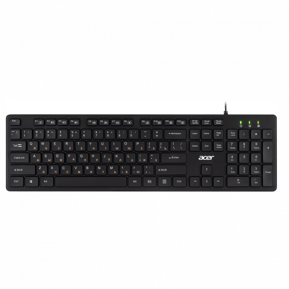 Клавиатура Acer OKW122 ZL.KBDEE.00C Проводная, USB - миниатюра 3