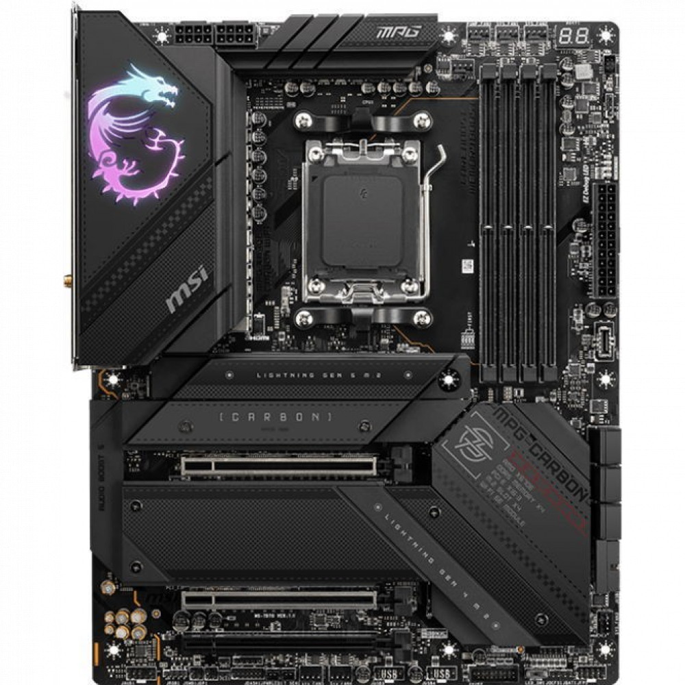 Материнская плата MSI MPG X670E CARBON WIFI ATX, AMD AM5 - миниатюра 7
