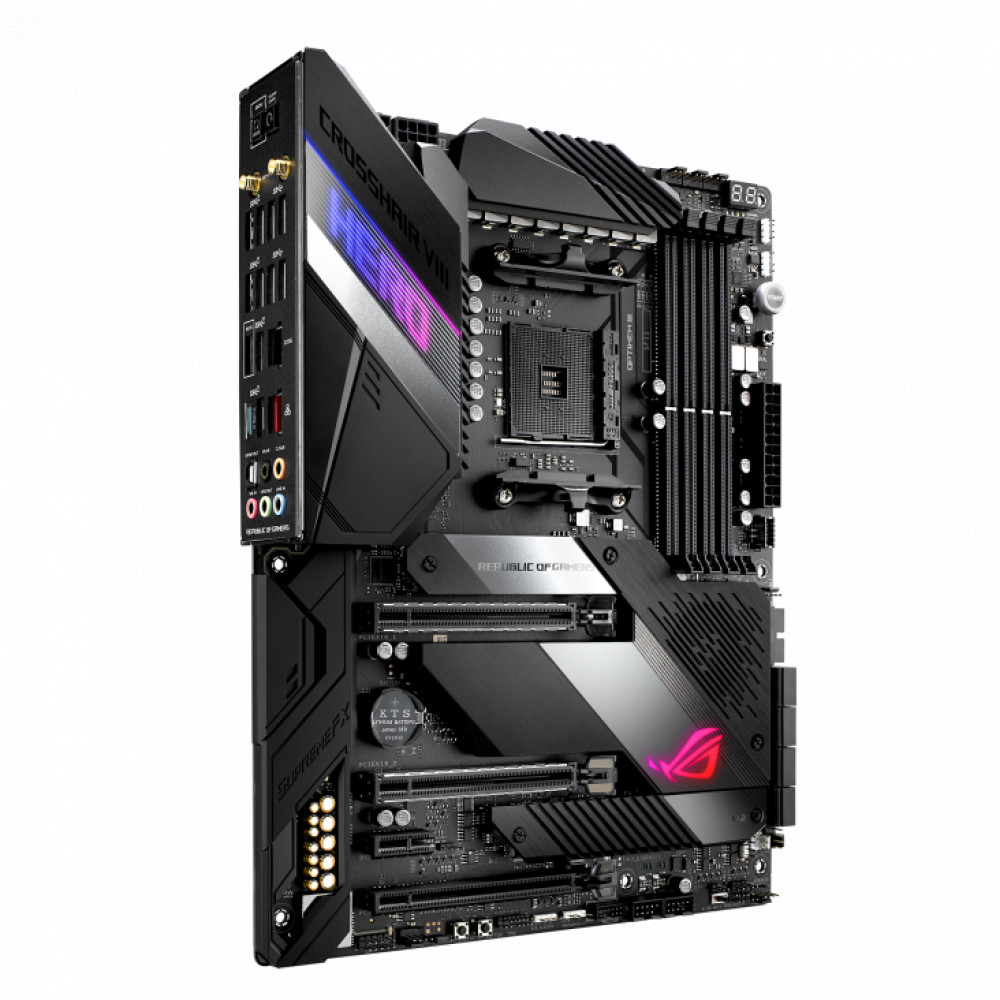 Материнская плата Asus ROG CROSSHAIR VIII HERO (WI-FI) 90MB10T0-M0EAY0 ATX, AMD AM4 - миниатюра 5