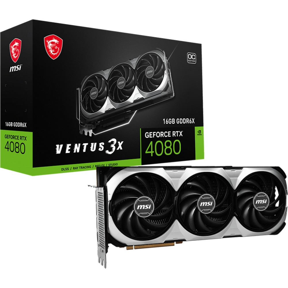 Видеокарта MSI RTX 4080 Ventus 3X OC RTX 4080 16GB VENTUS 3X OC 16 ГБ - миниатюра 12