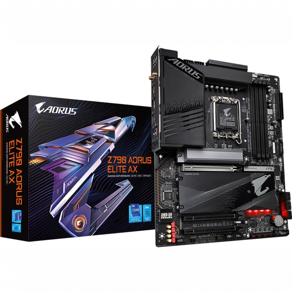 Материнская плата Gigabyte Z790 AORUS ELITE AX Z790 AORUS ELITE AX (REV1.0) ATX, LGA 1700 - миниатюра 12