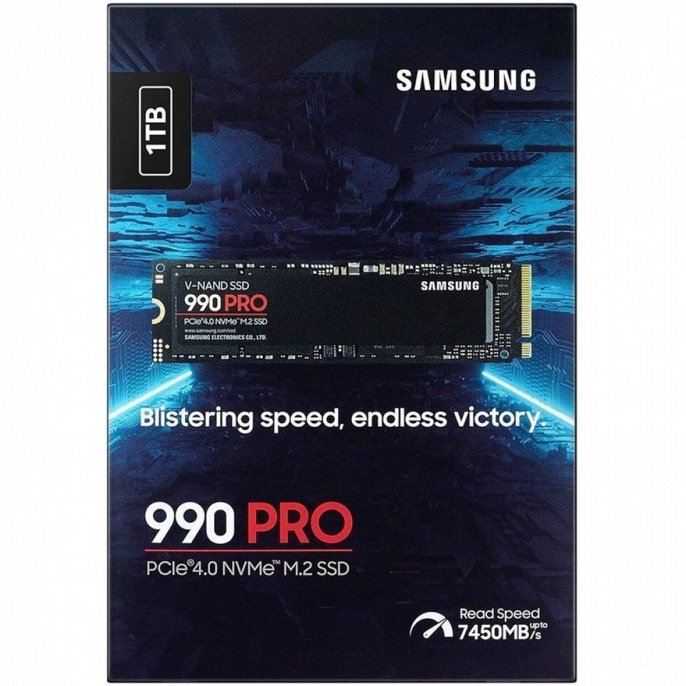 Жесткий диск Samsung 990 PRO MZ-V9P1T0BW SSD (твердотельные), 1 ТБ, M.2, PCIe - миниатюра 8
